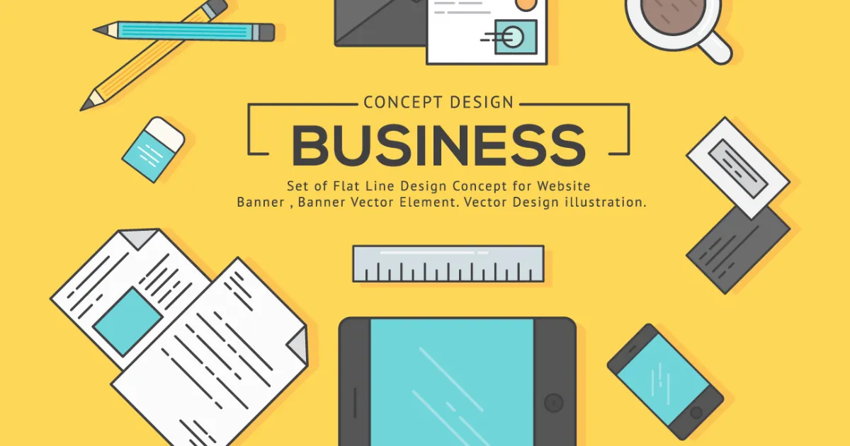 Webライターの主要な経費（PC、スマホ代、書籍、交通費、会議費）を象徴するアイコンセット